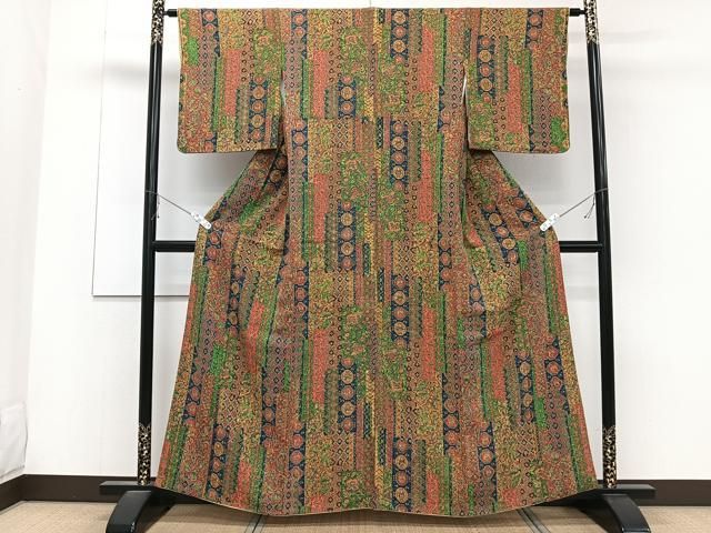 平和屋着物□上質な小紋 動物更紗花文 正絹 逸品 CABD2872xi - メルカリ