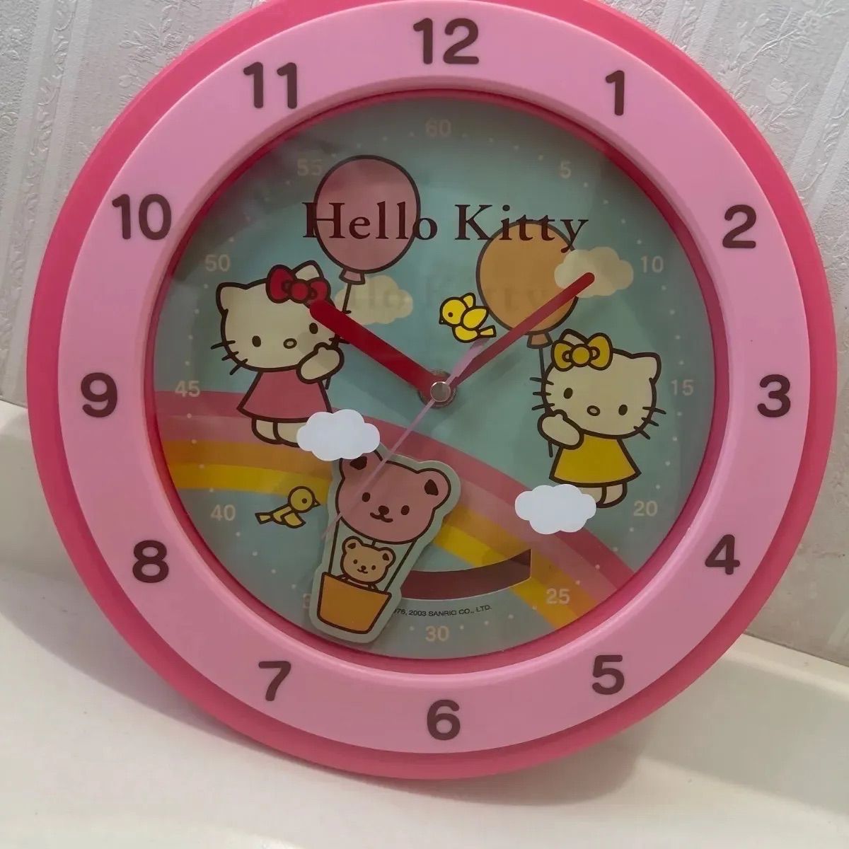 Hello Kitty 振り子、壁掛け時計 2003 ヴィンテージ品 - メルカリ