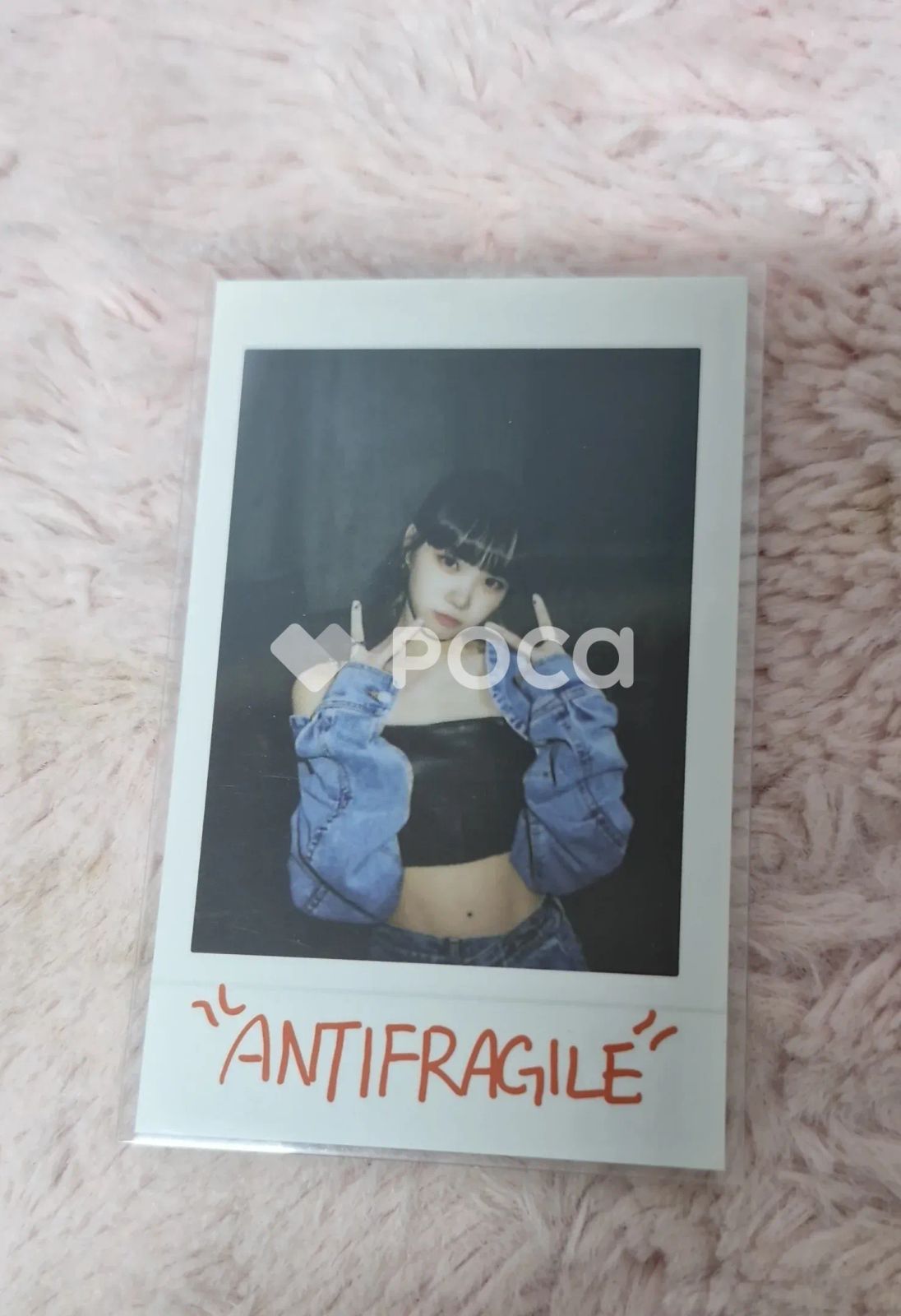 LE SSERAFIM チェウォン ANTIFRAGILE INSTANT PHOTO CARD 3 - メルカリ