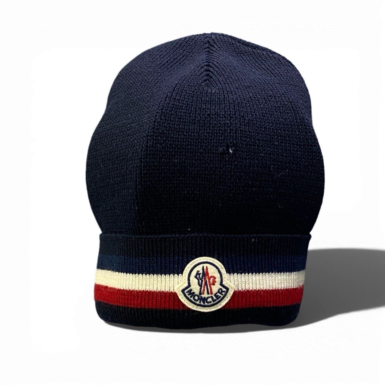 b23 MONCLER モンクレール ニットキャップ ニット帽 トリコロール
