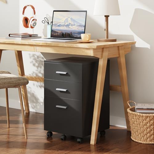 DEVAISE デスクワゴン サイドワゴン キャビネット オフィスワゴン 袖机