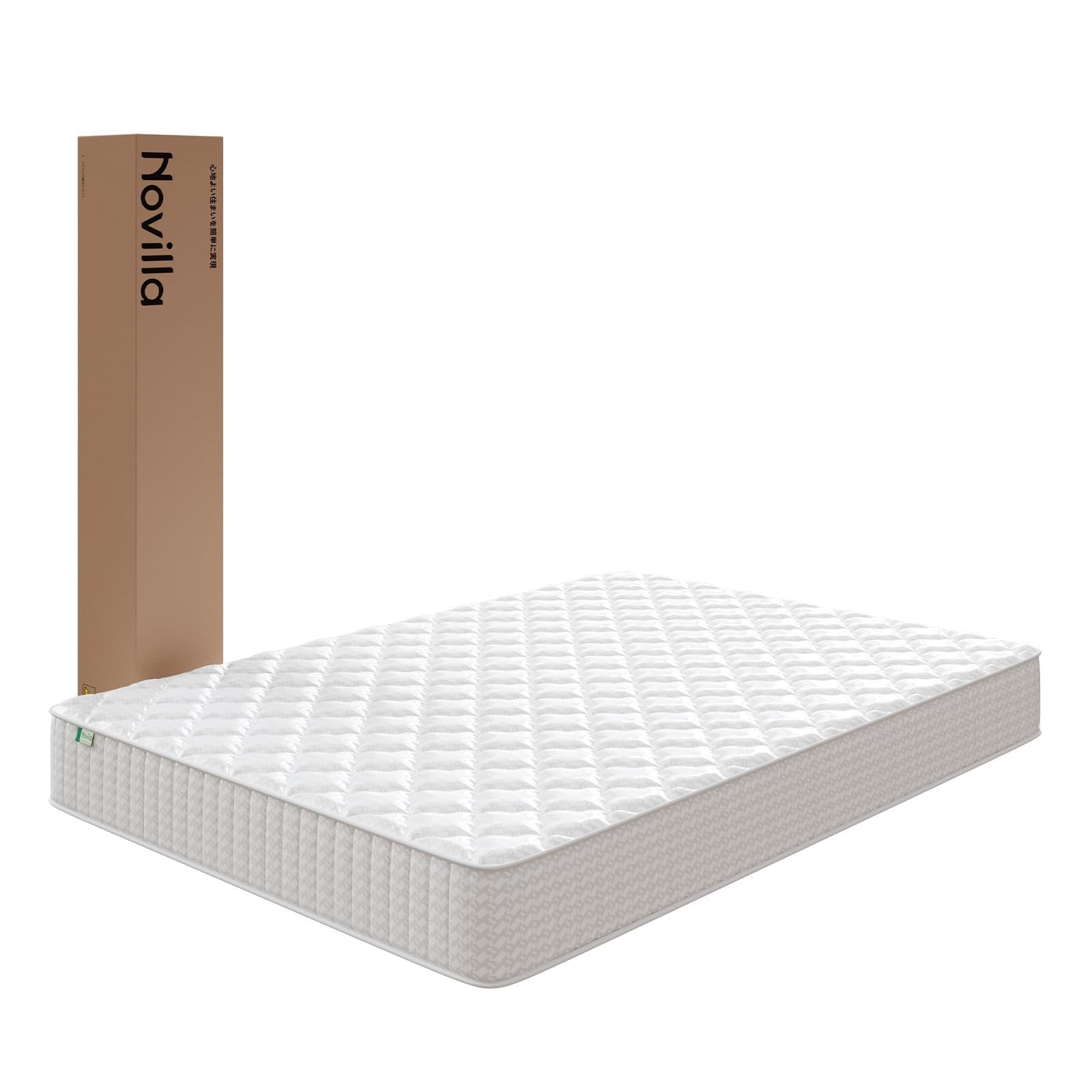 VIGOR】Novilla マットレス ダブル やや硬め 厚さ20cm 硬さ180N 独自