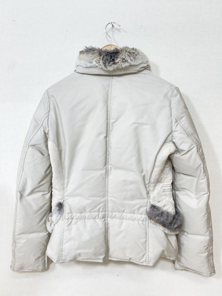 ERMANNO SCERVINO エルマンノシェルヴィーノ チンチラファー付 ダウン