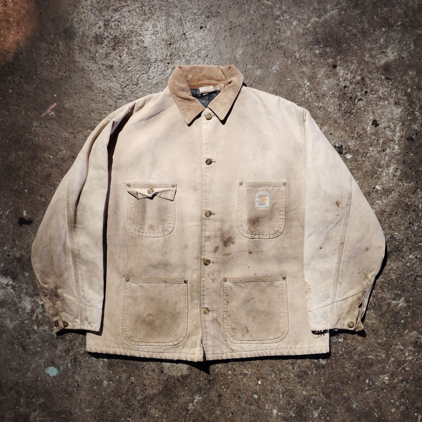 carhartt ミシガンチョアコート ブラウン カーハート - メルカリ