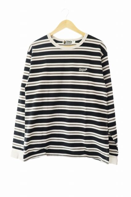 アベイシングエイプ A BATHING APE ロゴ パッチ ボーダー ロング