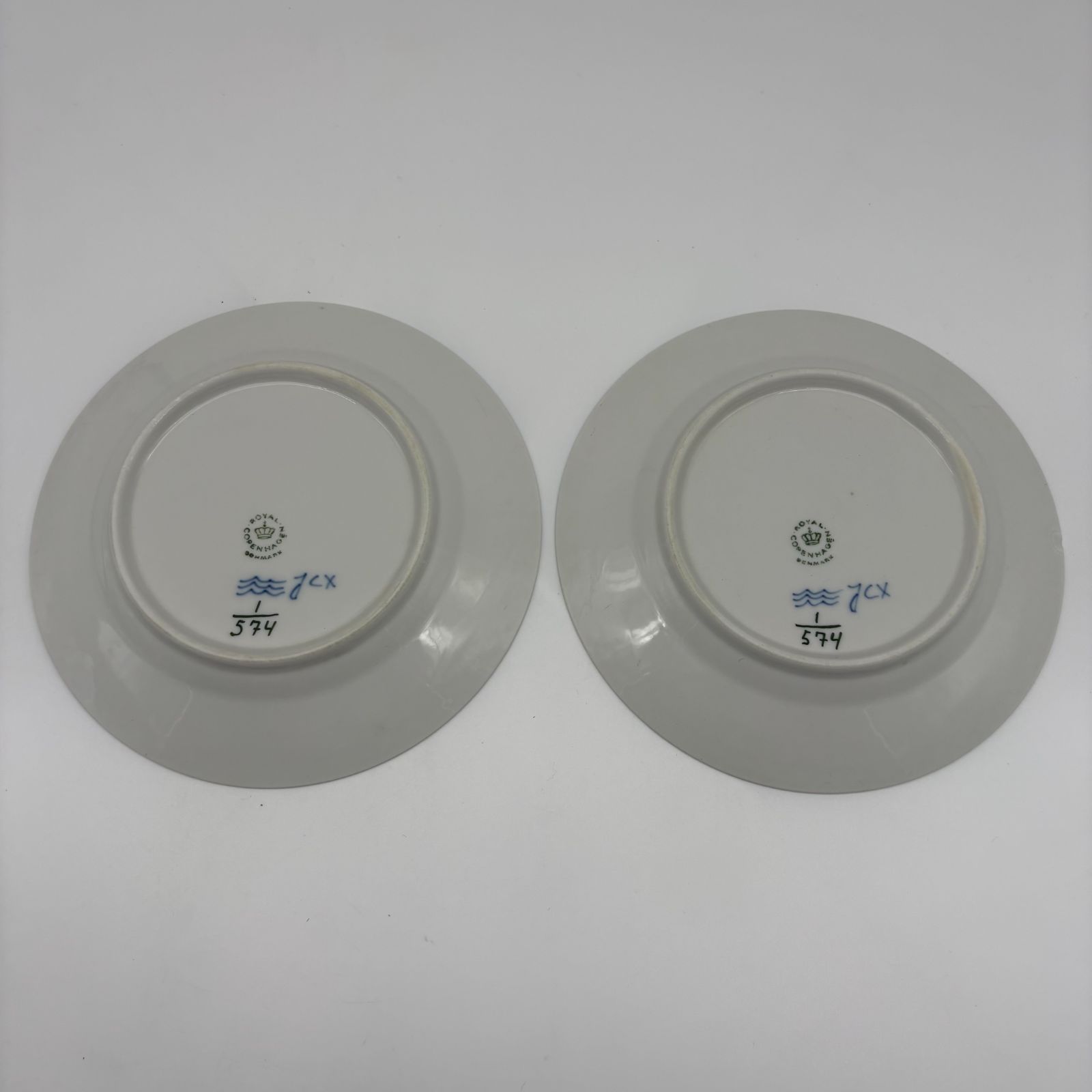 ロイヤルコペンハーゲン ブルーフルーテッド ハーフレース プレート 2