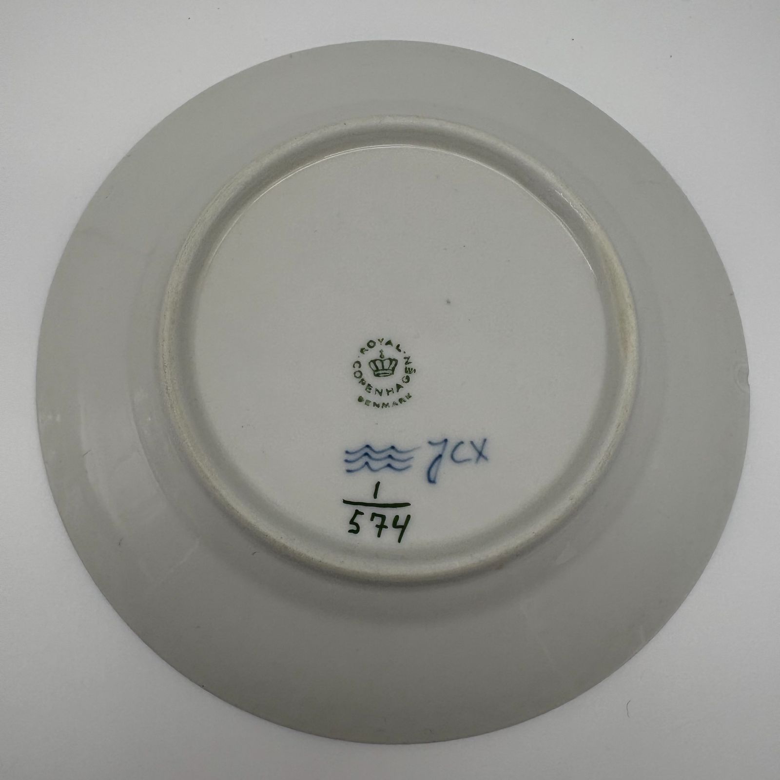 ロイヤルコペンハーゲン ブルーフルーテッド ハーフレース プレート 2