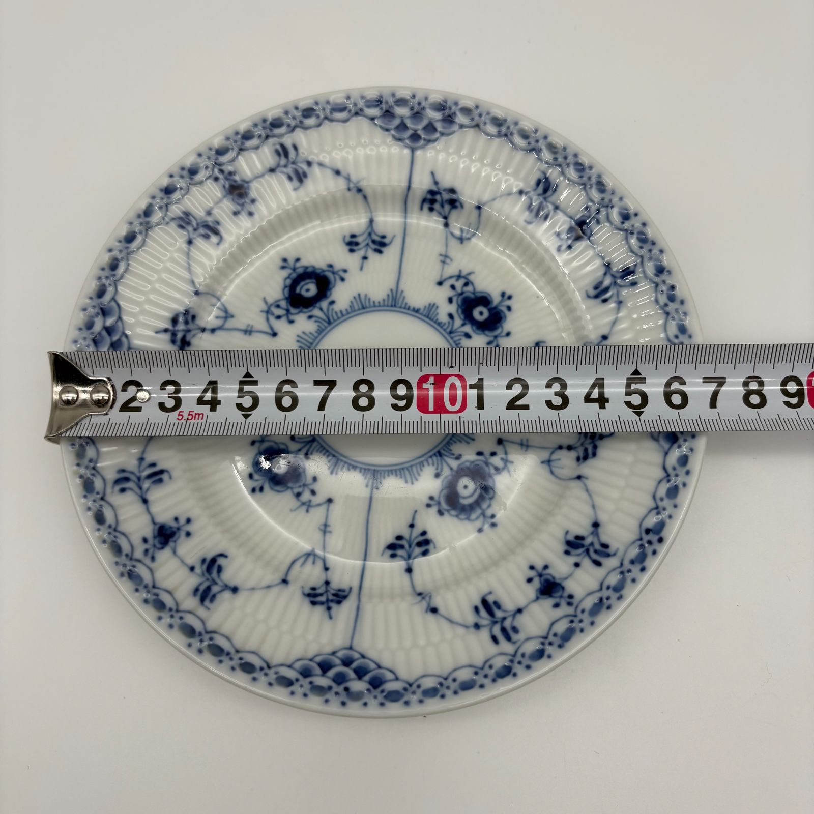 ロイヤルコペンハーゲン ブルーフルーテッド ハーフレース プレート 2