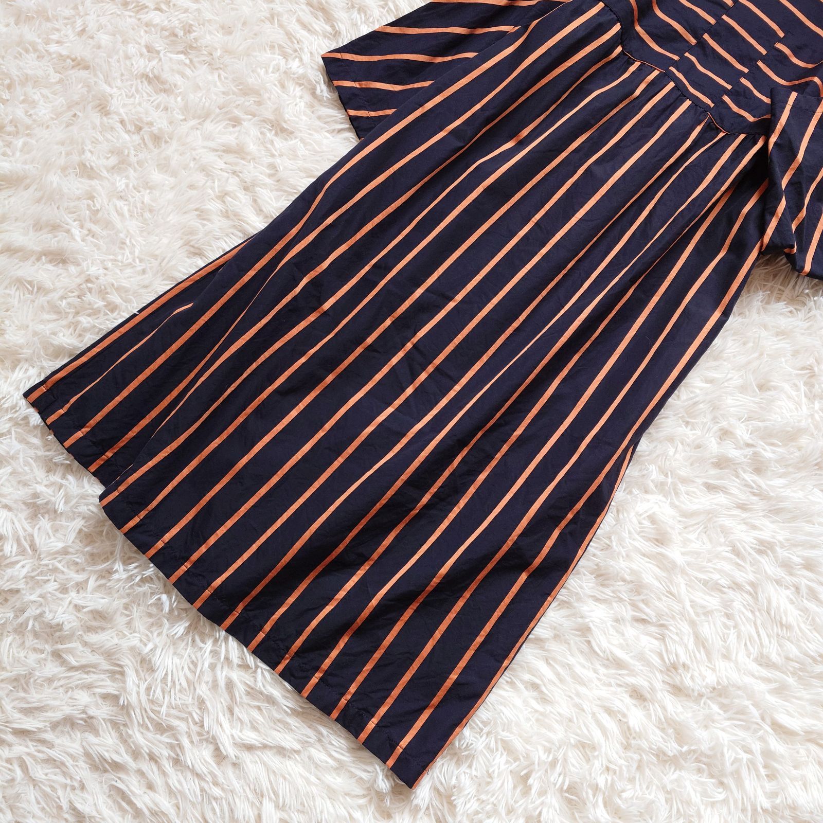 ドリスヴァンノッテン DRIES VAN NOTEN ロング ワンピース ボーダー 