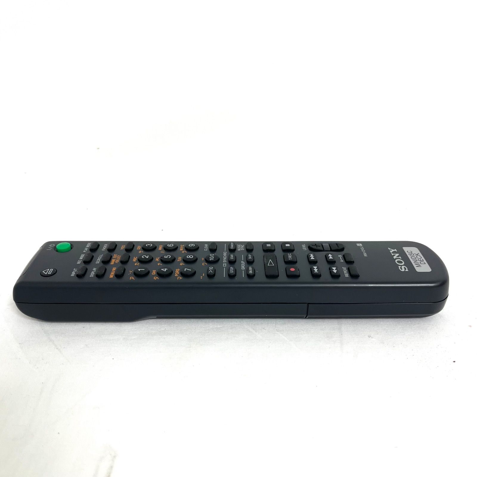 美品】SONY ソニー MDデッキ 純正 リモコン RM-D10J MDS-S500 MDS