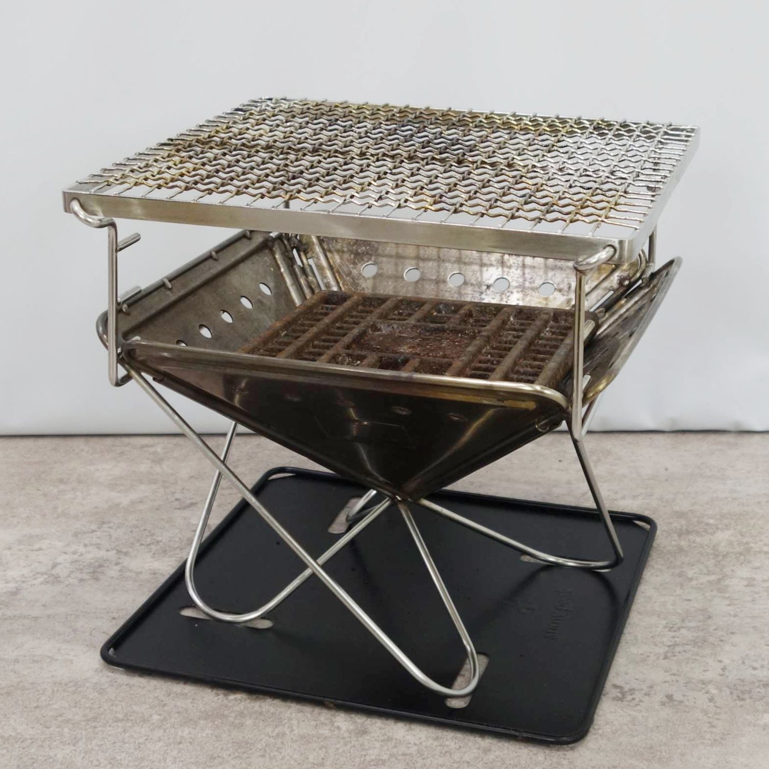 スノーピーク snowpeak 焚火台S グリルネットS 炭床 セット キャンプ