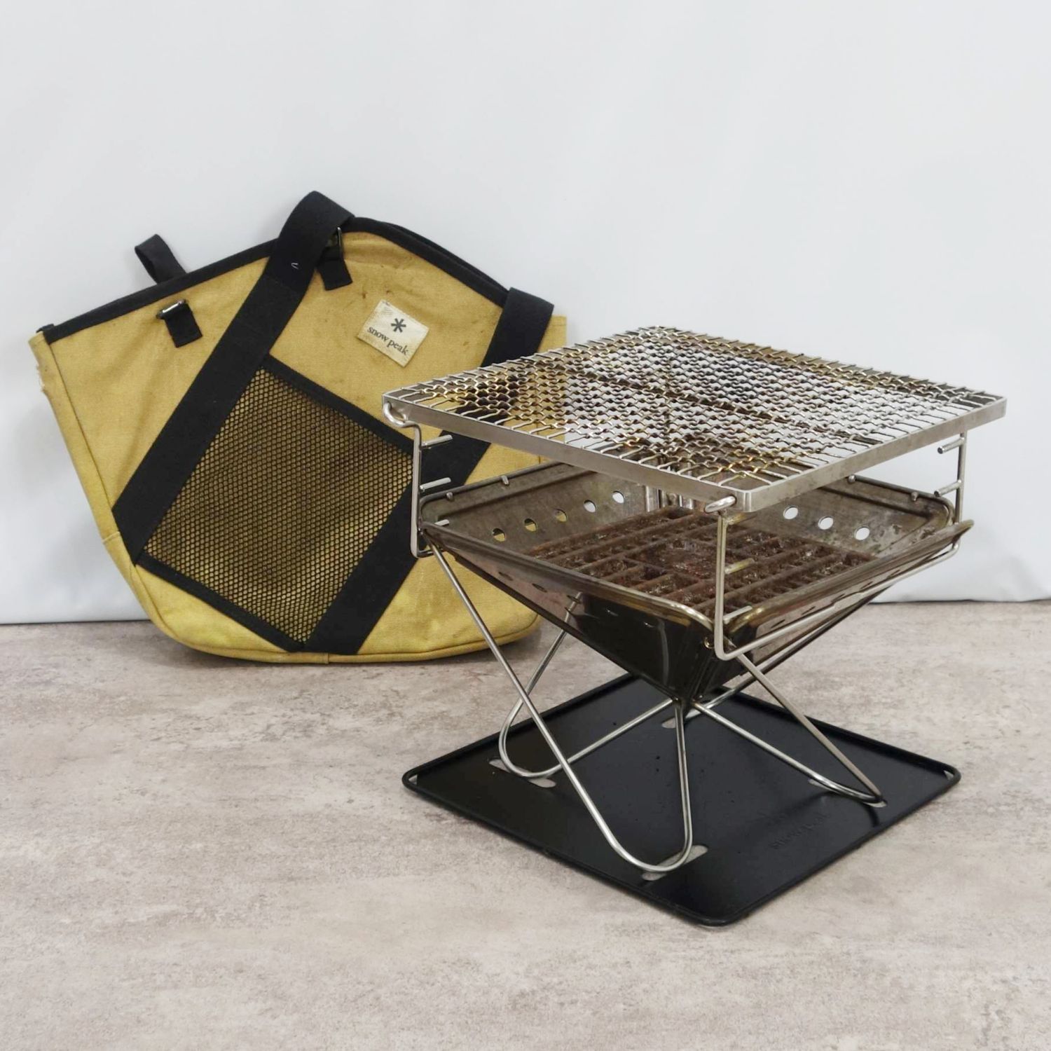 スノーピーク snowpeak 焚火台S グリルネットS 炭床 セット キャンプ