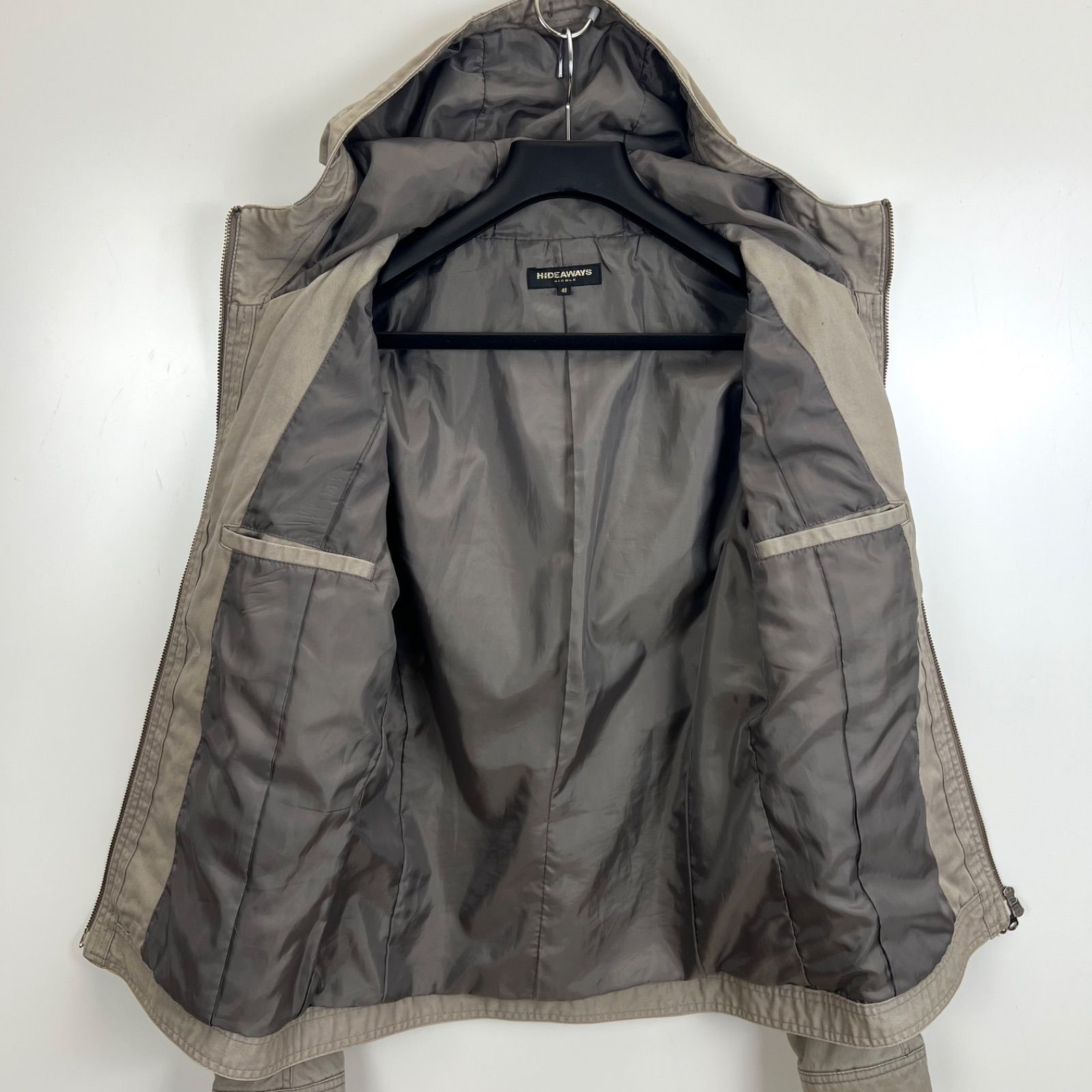 HIDEAWAYS NICOLE y2k archive zip hoodie jacket 48 L ハイダウェイ