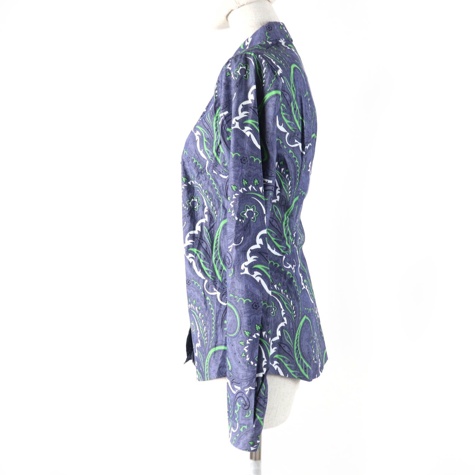 未使用品☆ETRO エトロ コットン ペイズリー柄 長袖シャツ トップス 