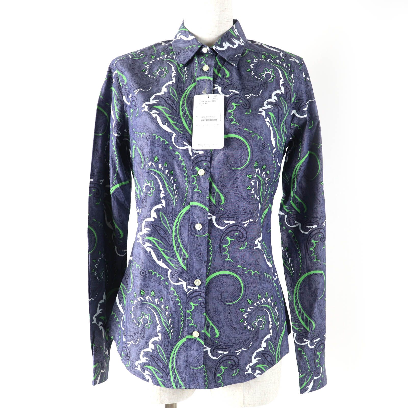 未使用品☆ETRO エトロ コットン ペイズリー柄 長袖シャツ トップス