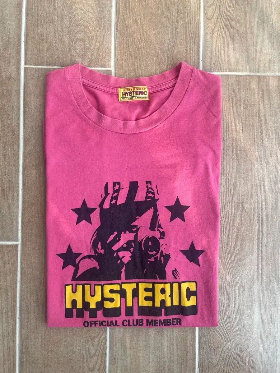 HYSTERIC GLAMOUR ヒステリックグラマー ピンク Tシャツ - メルカリ