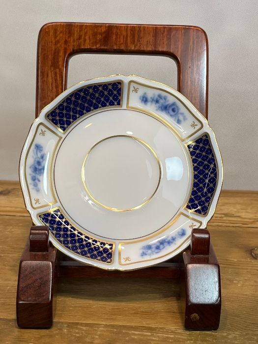 OKURA 大倉陶園 『The Okura』「ブルーインペリアル」カップ＆ソーサー