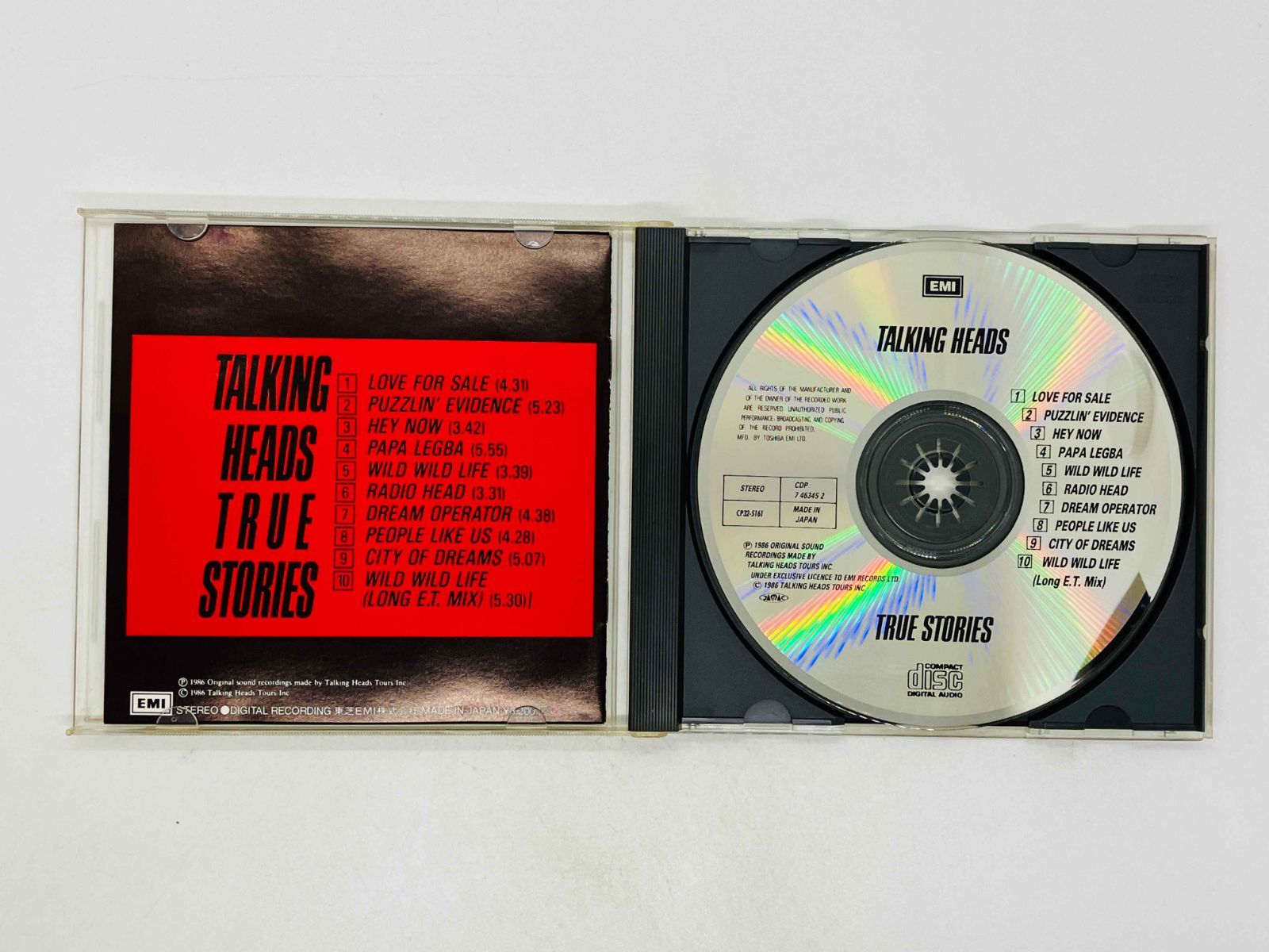 CD トーキング・ヘッズ / TALKING HEADS / TRUE STORIES / 国内盤 CP32