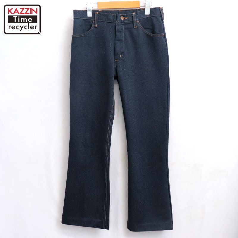 70s フレアスラックス 70s vintage Wrangler フレア スラックスパンツ メンズ Sサイズ相当