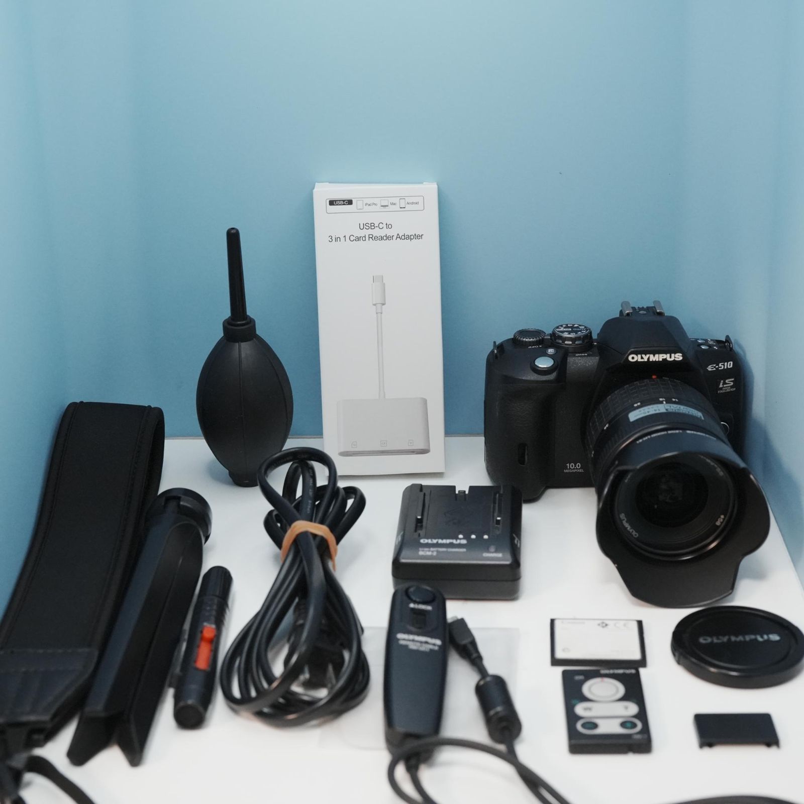 OLYMPUS E-510 一眼レフ スマホ転送OK フルセット 極美品 a5846 - メルカリ