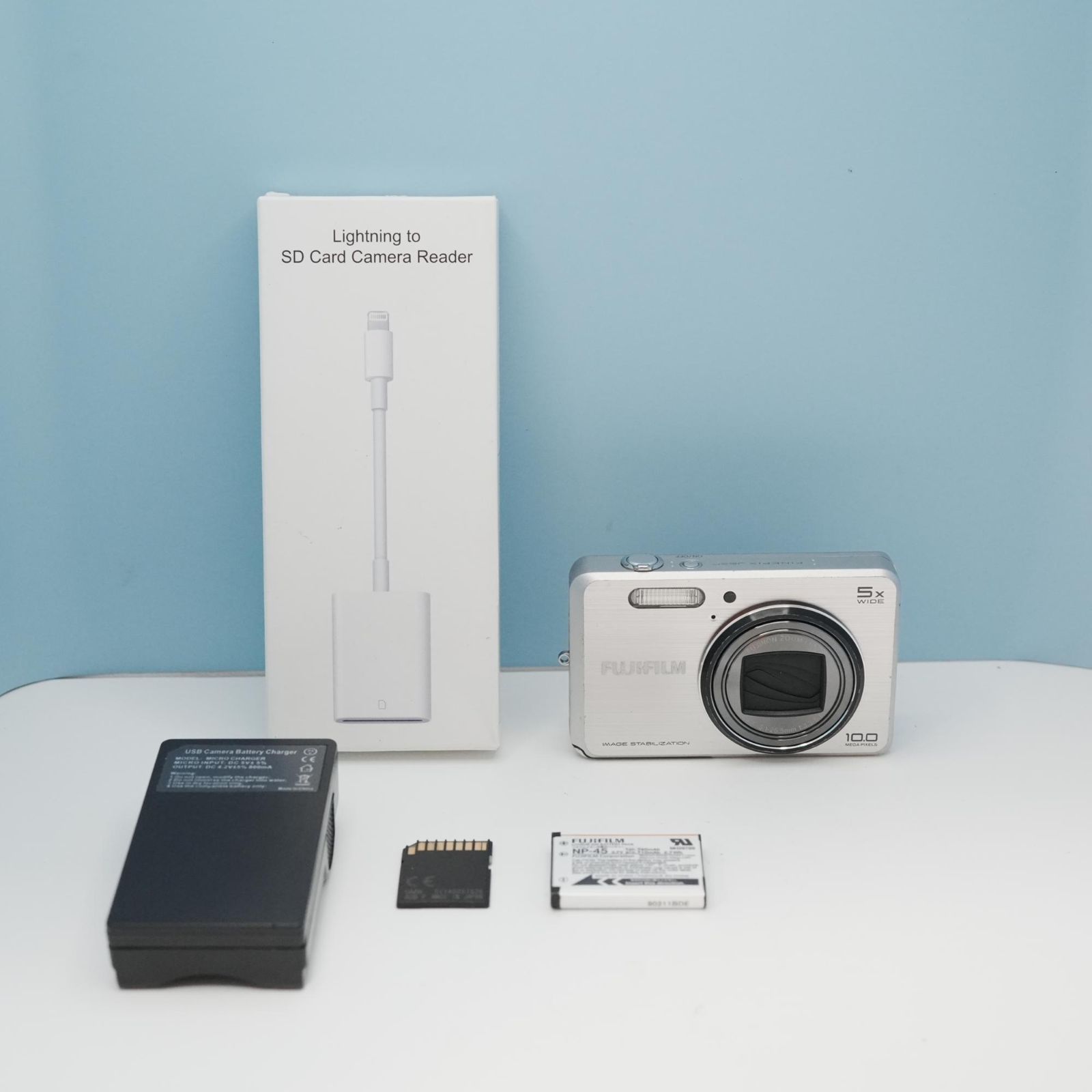 FUJIFILM FINEPIX J250 デジカメ スマホ転送OK フルセット 美品 a5861