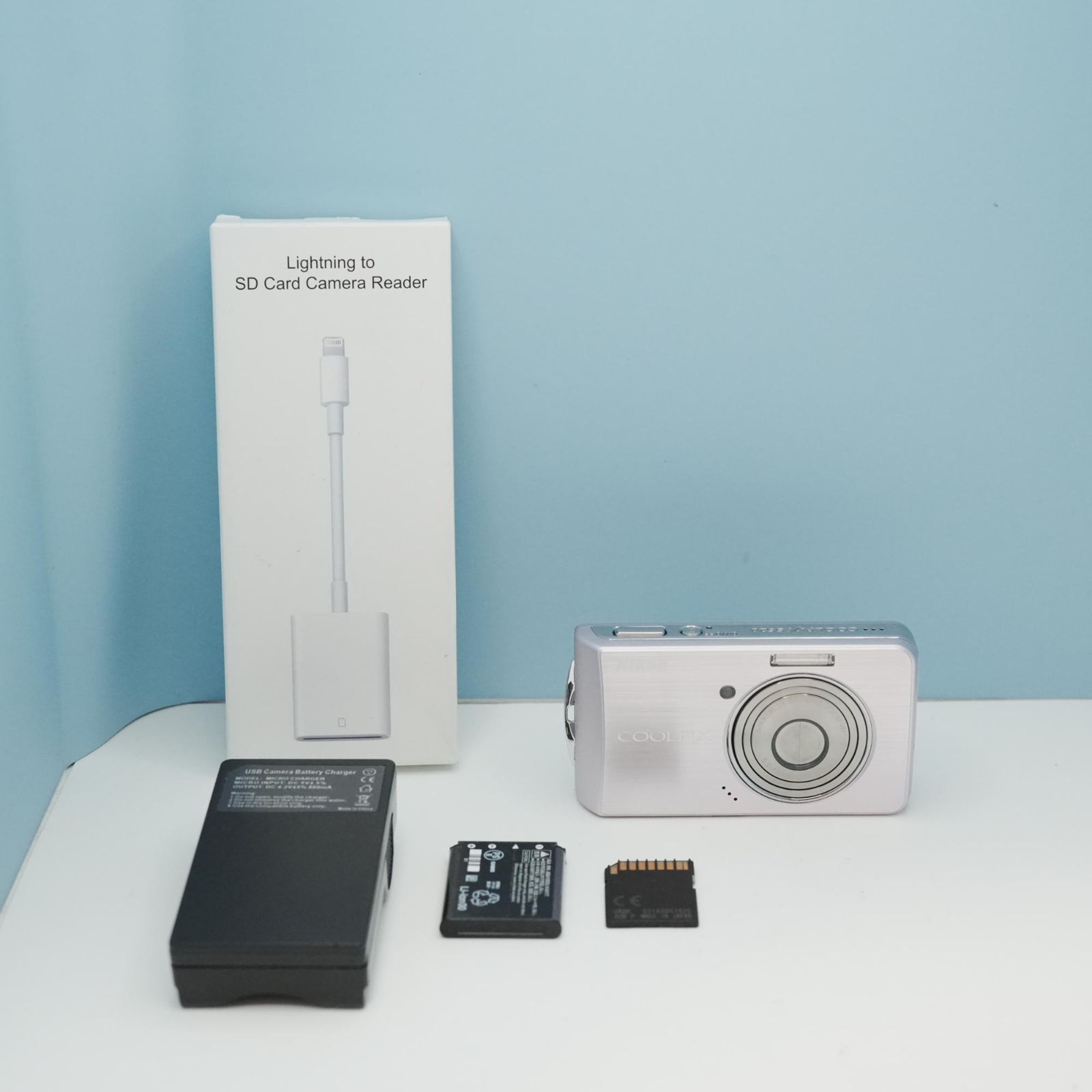 Nikon COOLPIX S520 デジカメ スマホ転送OK フルセット 極美品 a5860