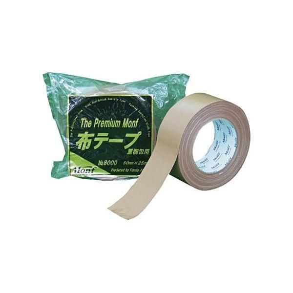 まとめ) 古藤工業 重梱包用布粘着テープ No.8000 The Premium Monf
