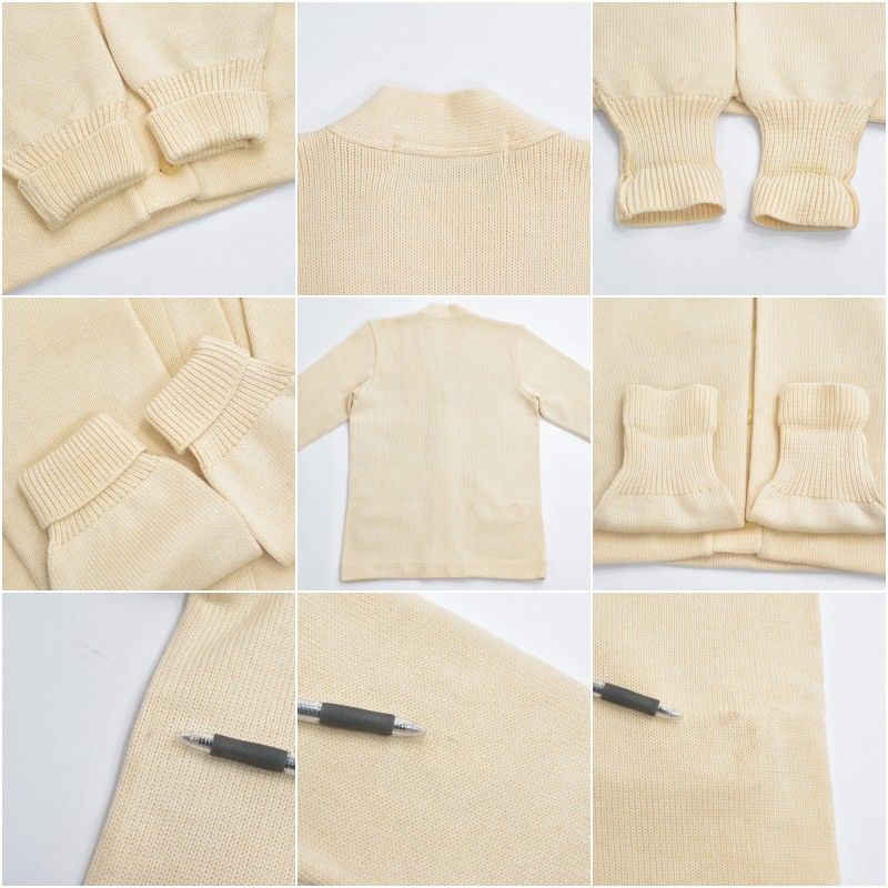 60s USA製 Albion KNIT アルビオンニット サガラ刺繍 レタード ウール 