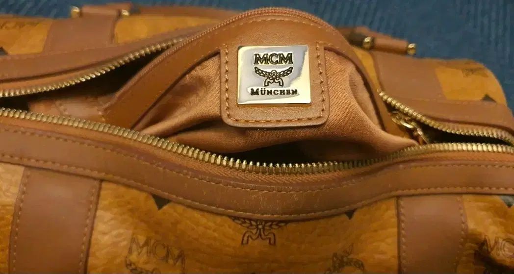 MCM ボストンバッグ ヴィセトス + 長財布 セット ブラウン - メルカリ