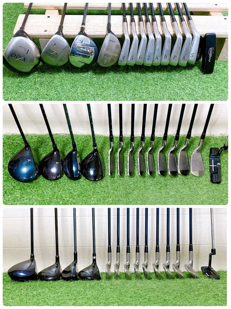 N4 ゼクシオ 初心者オススメ ゴルフクラブセット メンズ 14本セット