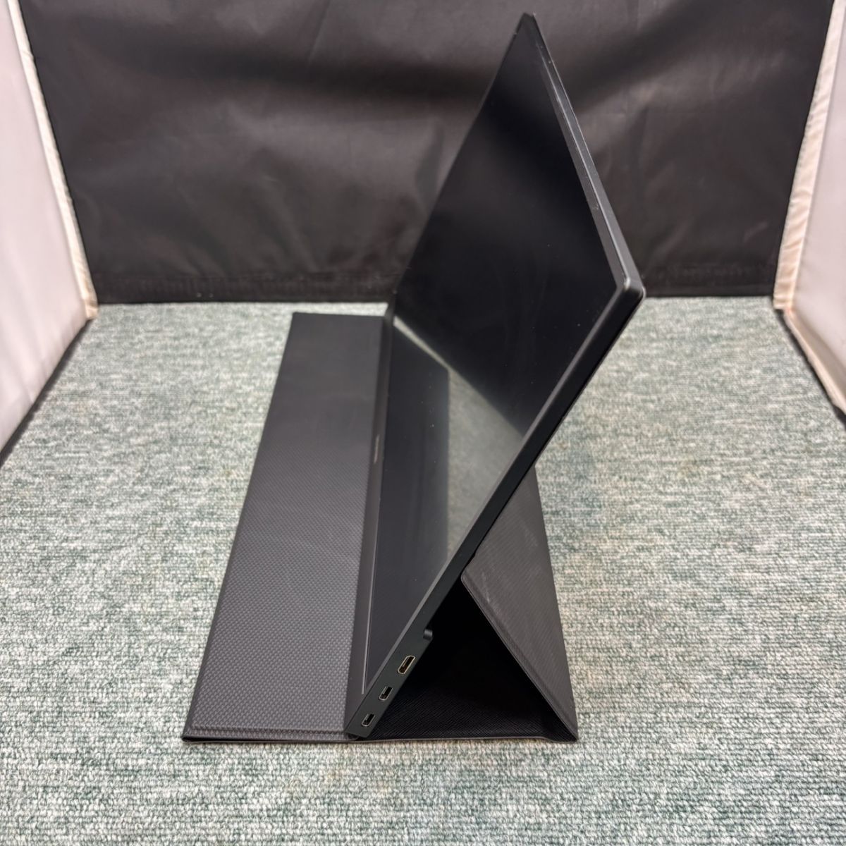 ◎【中古】 IRIS OHYAMA ポータブルモニター DP-DF163S-B 2024年製