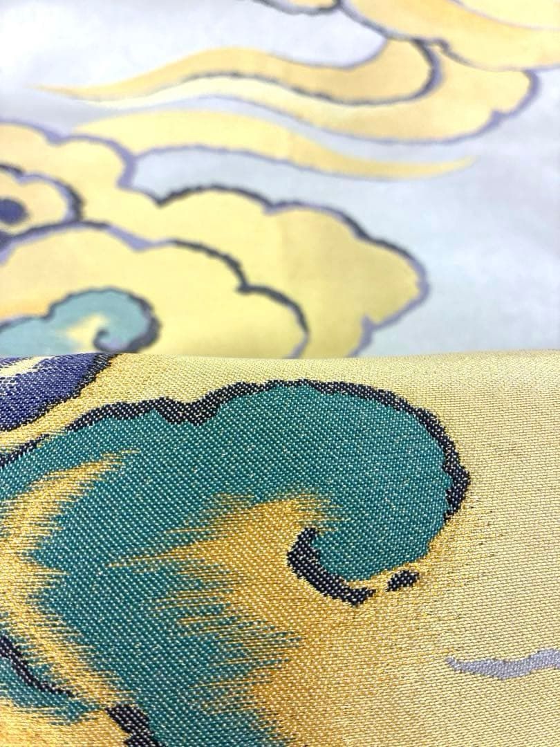 となみ帯 宝生閑 人間国宝 重要無形文化財 袋帯 幽玄の美 正絹 六通