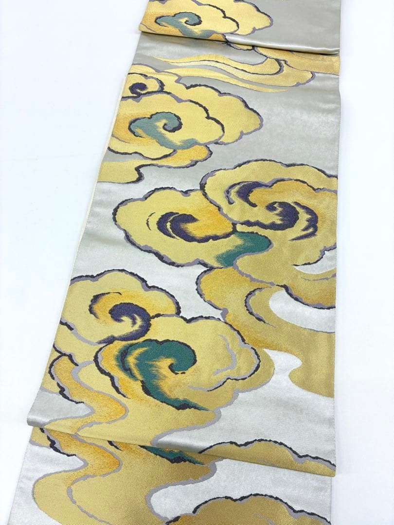 となみ帯 宝生閑 人間国宝 重要無形文化財 袋帯 幽玄の美 正絹 六通