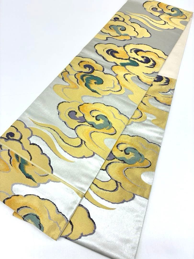 となみ帯 宝生閑 人間国宝 重要無形文化財 袋帯 幽玄の美 正絹 六通