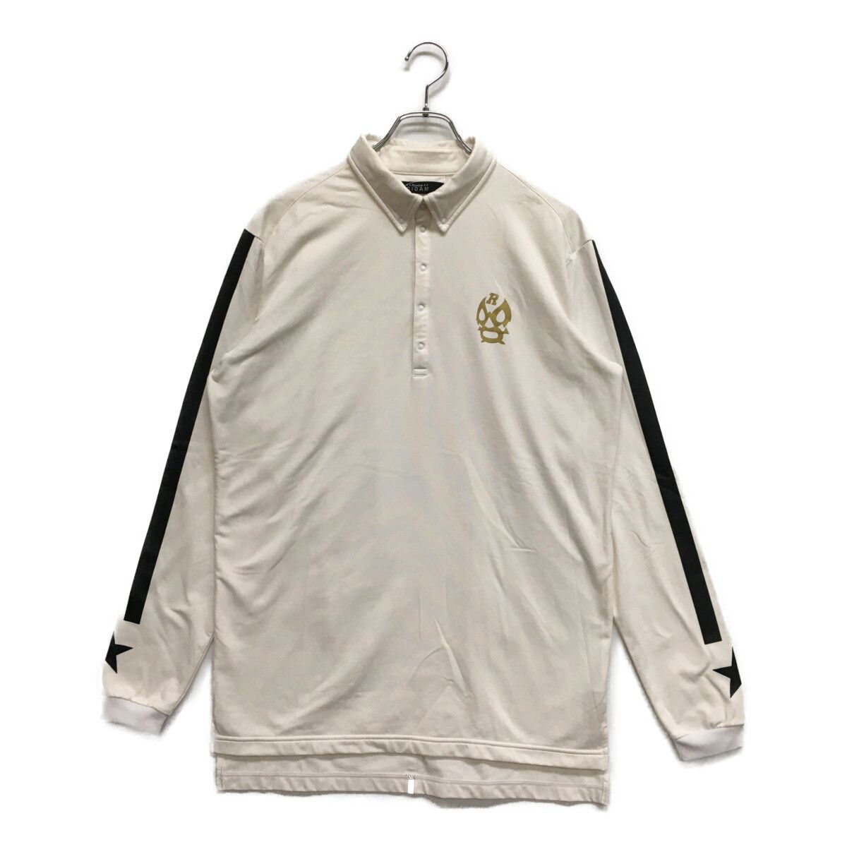 中古 メンズ ラッセルノ RUSSELUNO 長袖ポロシャツ 6(LL) 白 ホワイト