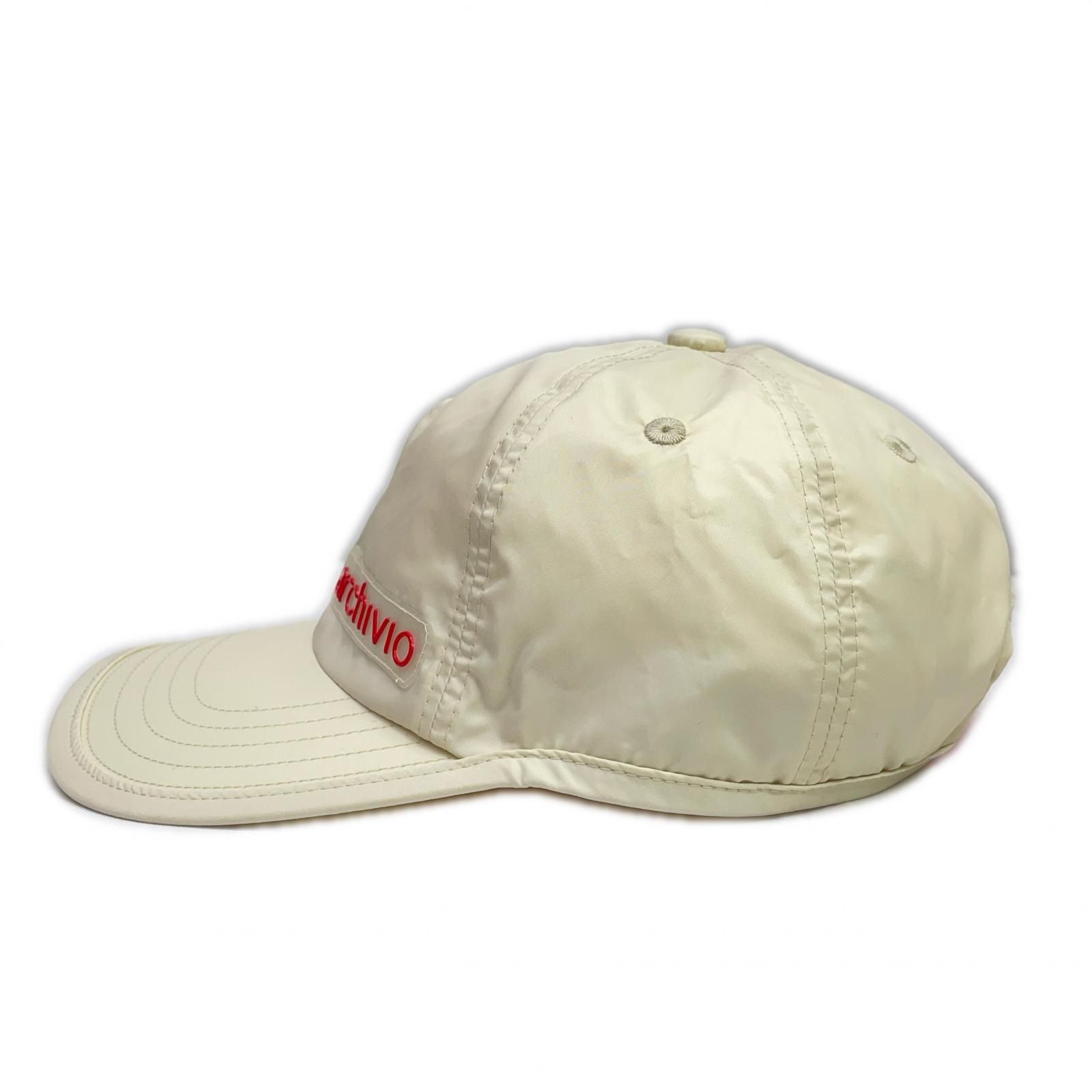 未使用品 アルチビオ archivio キャップ アイボリー バックアクセント