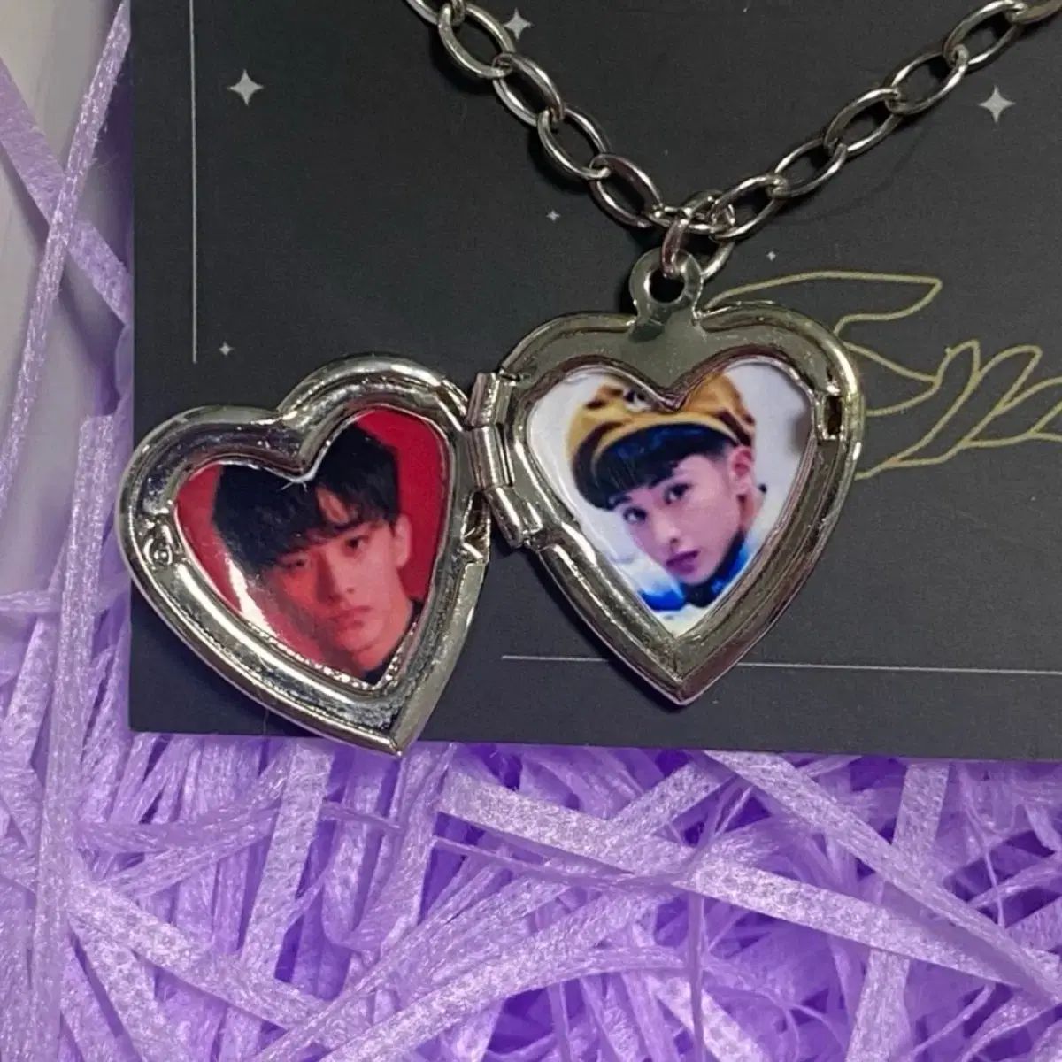 NCT マーク ハート ロケットネックレス（製作） - メルカリ