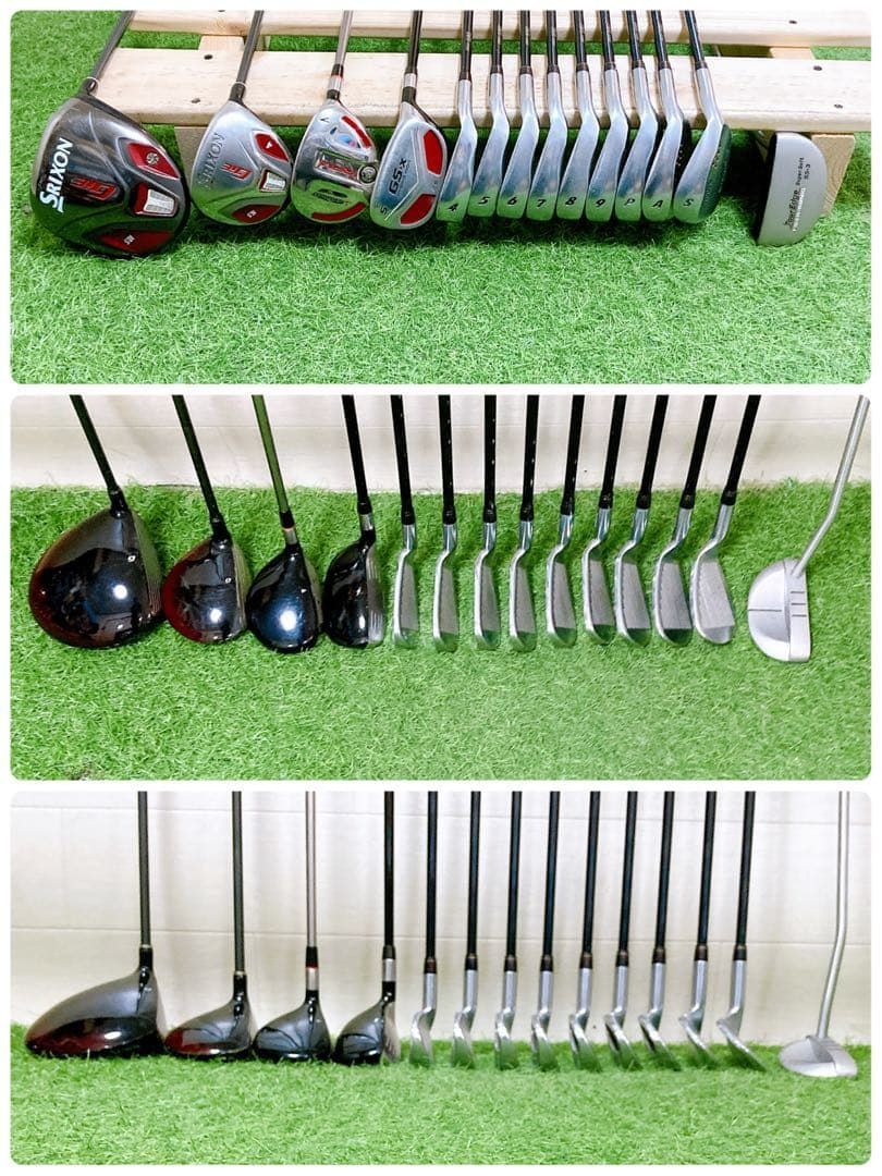 M3 スリクソン 初心者オススメ ゴルフクラブセット メンズ 14本 - メルカリ