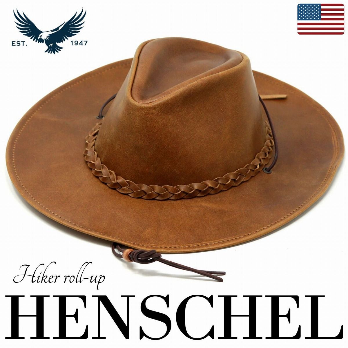 HENSCHEL (ヘンシェル) カウボーイハット ハット レザー ウエスタン
