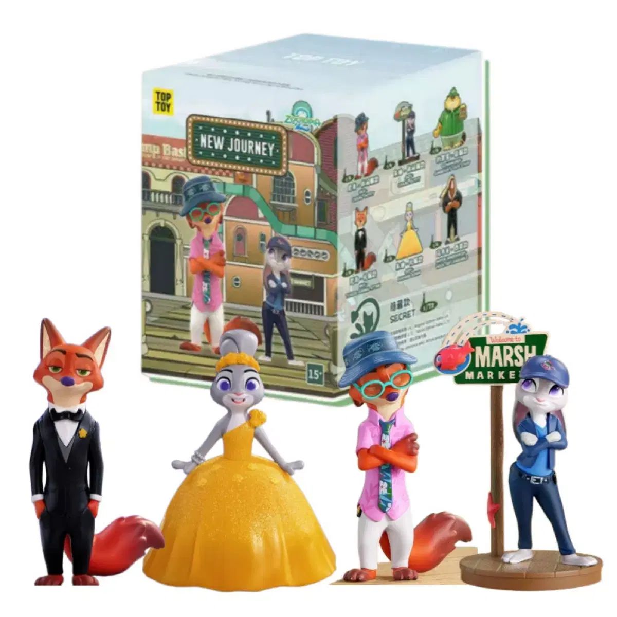 ズートピア TOPTOY フィギュア New Journey シリーズ ドレス ジュディ