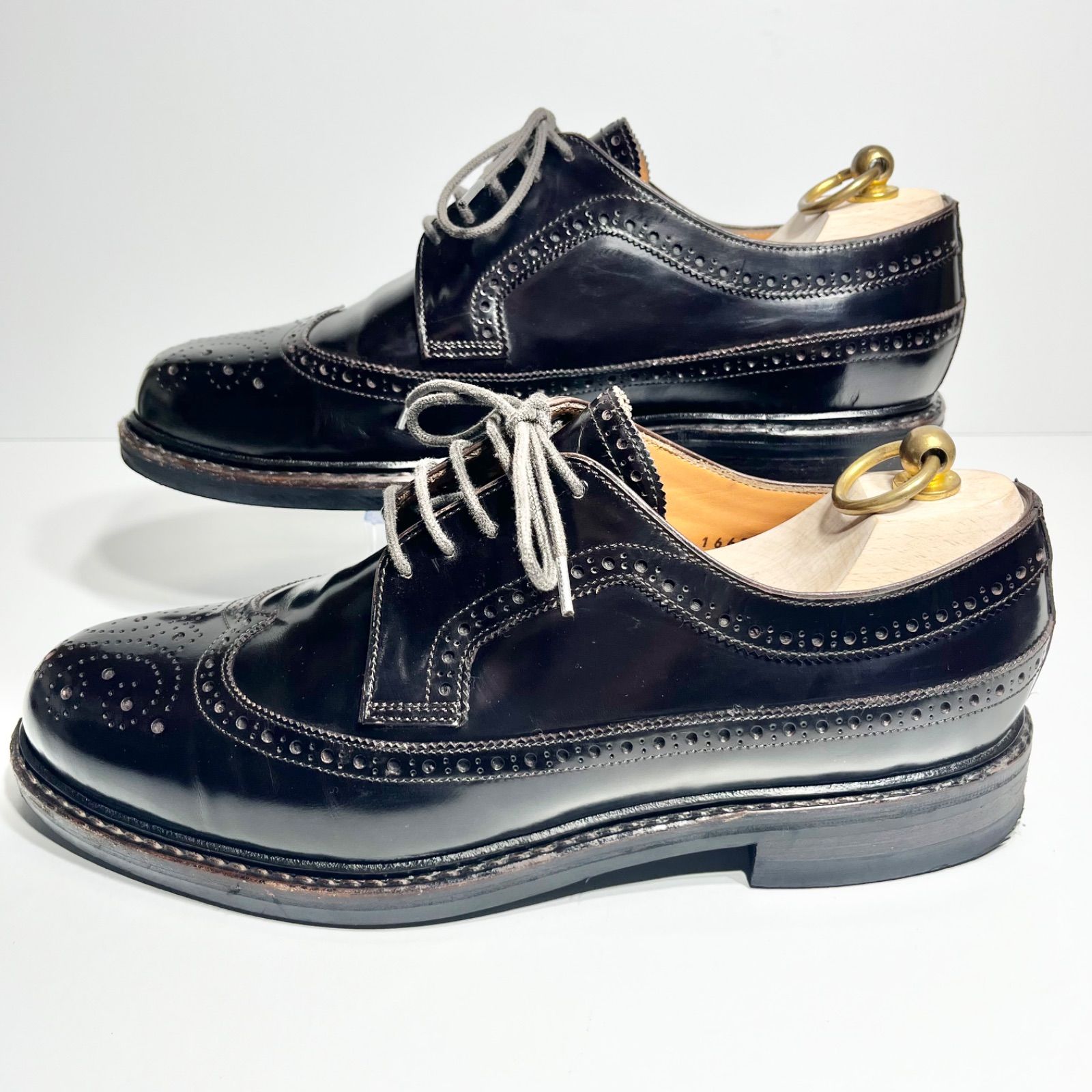 美品 Jalan Sriwijaya ジャランスリウァヤ 99037 ロングウイングチップ