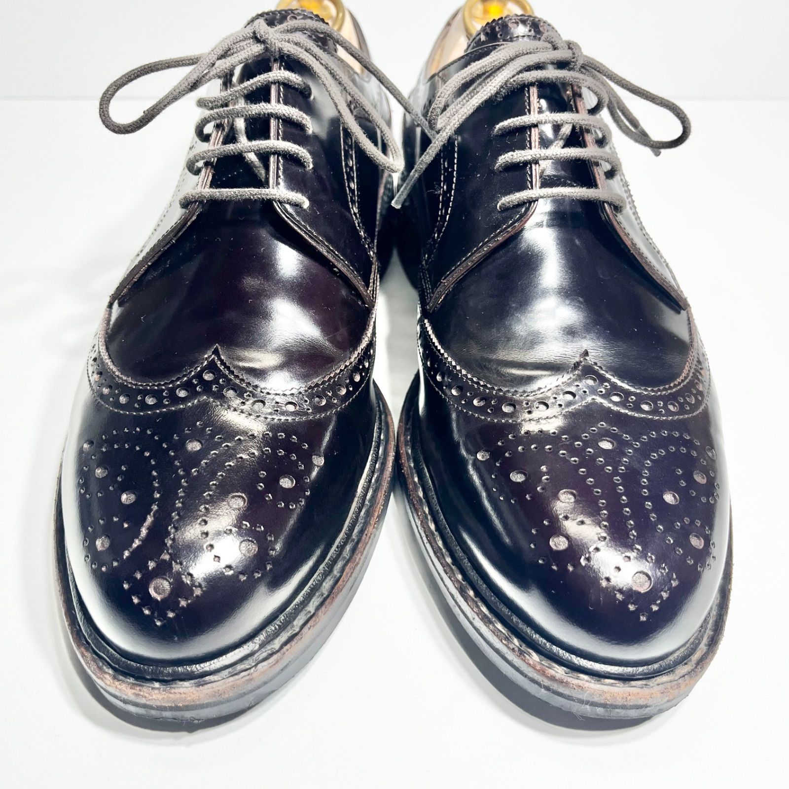 美品 Jalan Sriwijaya ジャランスリウァヤ 99037 ロングウイングチップ