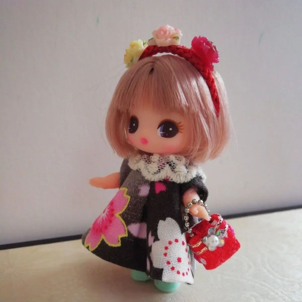 リカちゃん ぷちリカちゃん洋服2枚と髪飾り1つ 着せ替え