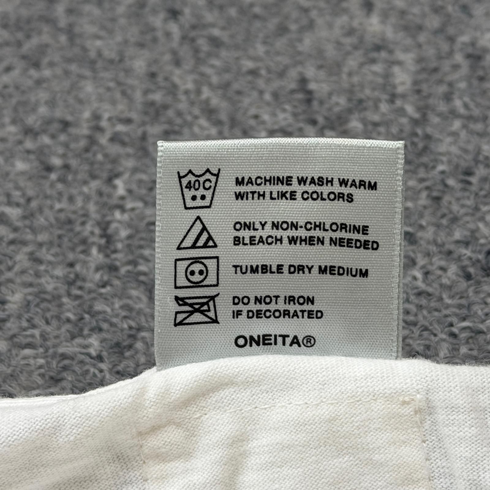 greatLAnd ONEITA EXCLUSIVE L/S PACK TEE WHITE 長袖Tシャツ