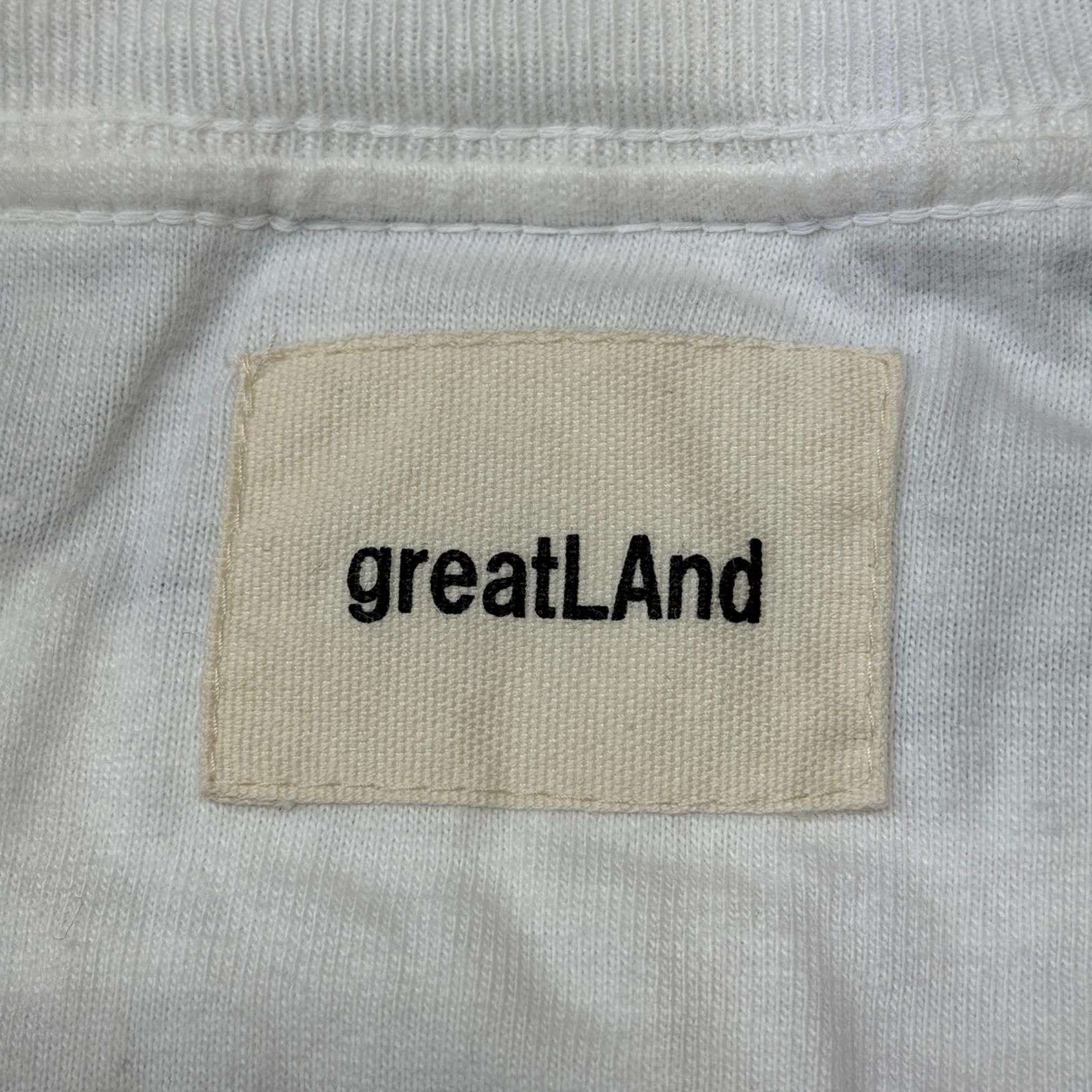 greatLAnd ONEITA EXCLUSIVE L/S PACK TEE WHITE 長袖Tシャツ