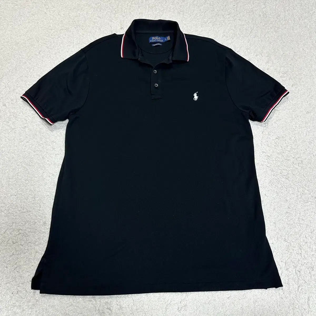 POLO RALPH LAUREN ブラック 半袖 カラーTシャツ L