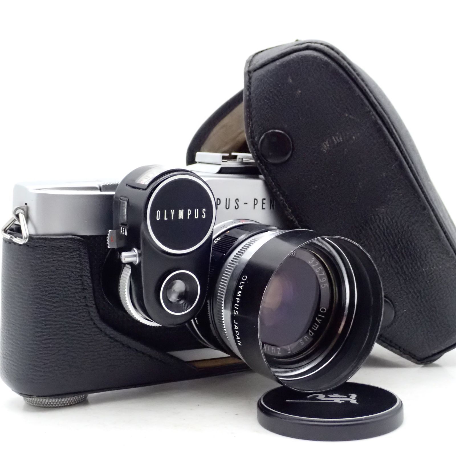 美品 OLYMPUS Pen F 一眼レフイルムカメラ 220929 外付け露出計付き F