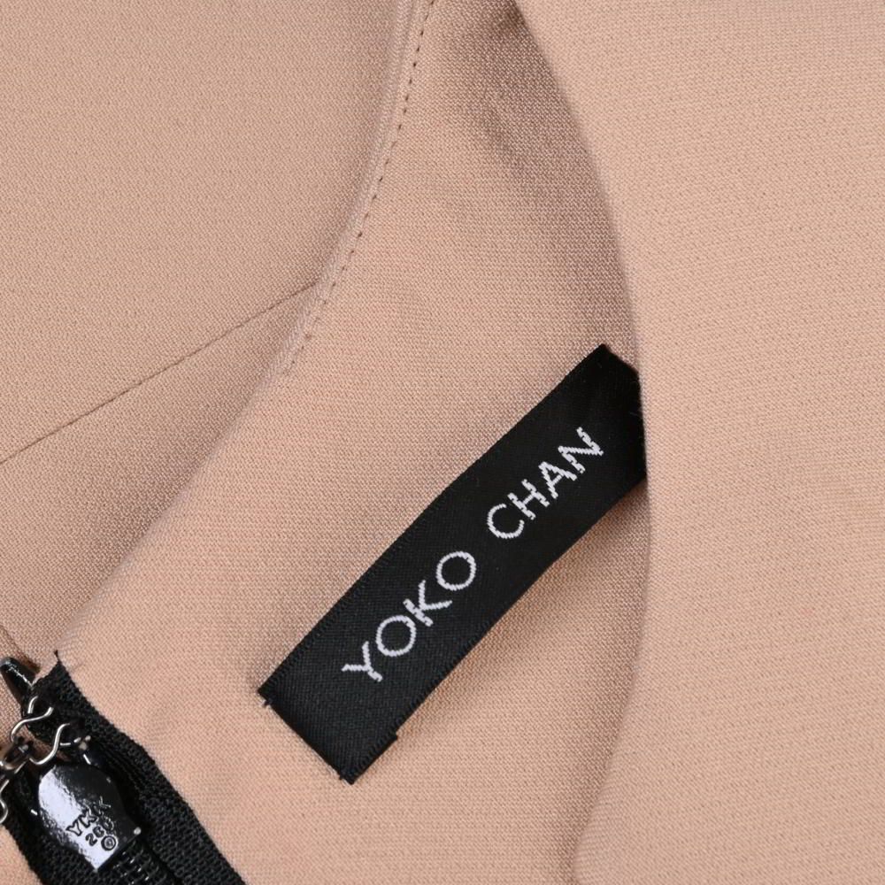 YOKO CHAN スリットネック コクーン ノースリーブ ワンピース - メルカリ