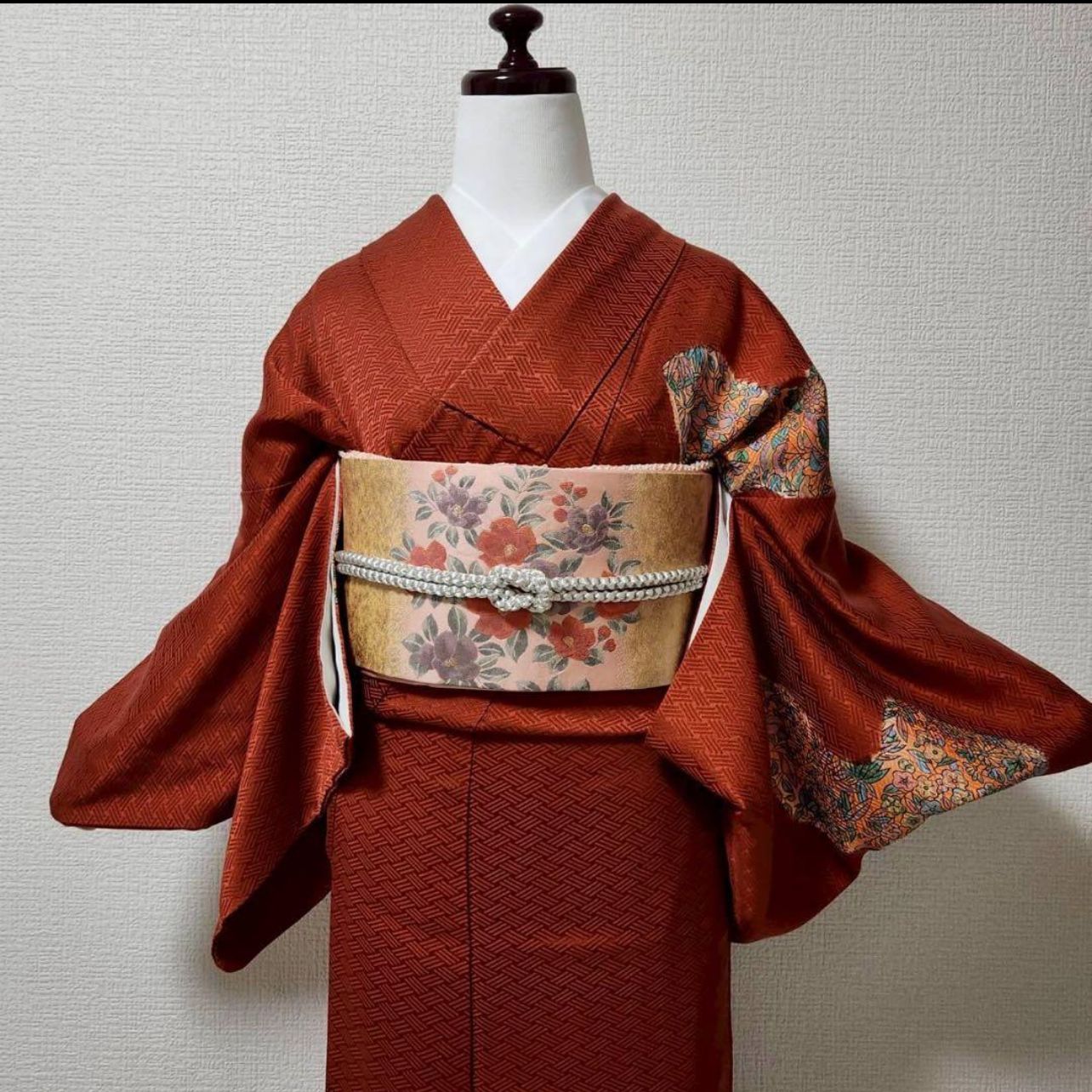 カ 正絹 袷 訪問着 フルセット 4点 卒業式 入学式 S〜L カ②-1