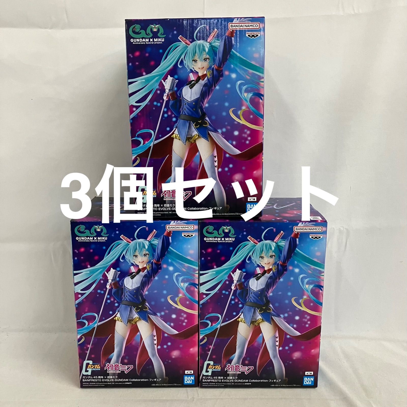 未開封 初音ミク ガンダム45周年×初音ミク BPEV GUNDAM Collaboration